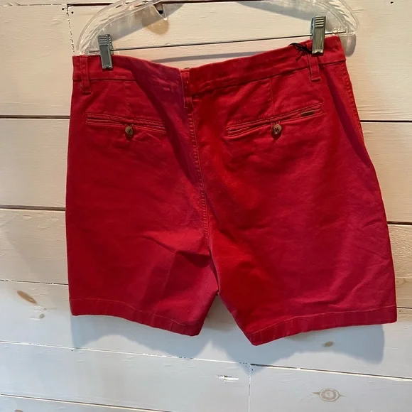 Men's Chaps Red Shorts, size 34, NWOT, preppy, casual, summer, golf - Picture 2 of 9